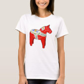 Dalecarlistisch paard t-shirt (Voorkant)