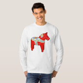 Dalecarlistisch paard t-shirt (Voorkant volledig)