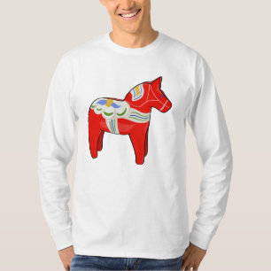 Dalecarlistisch paard t-shirt