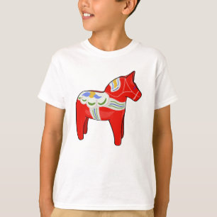 Dalecarlistisch paard t-shirt