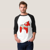 Dalecarlistisch paard t-shirt (Voorkant volledig)