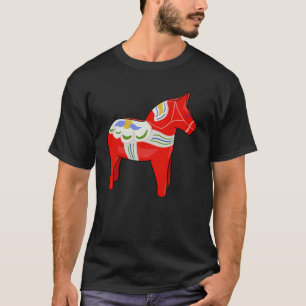 Dalecarlistisch paard t-shirt