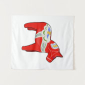 Dalecarlistisch paard wandkleed (Voorkant (horizontaal))