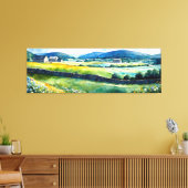 "Dalehaven" Breed landschap Yorkshire Dales Scène Canvas Afdruk (Insitu (Woonkamer))