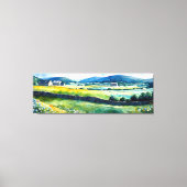 "Dalehaven" Breed landschap Yorkshire Dales Scène Canvas Afdruk (Voorkant)