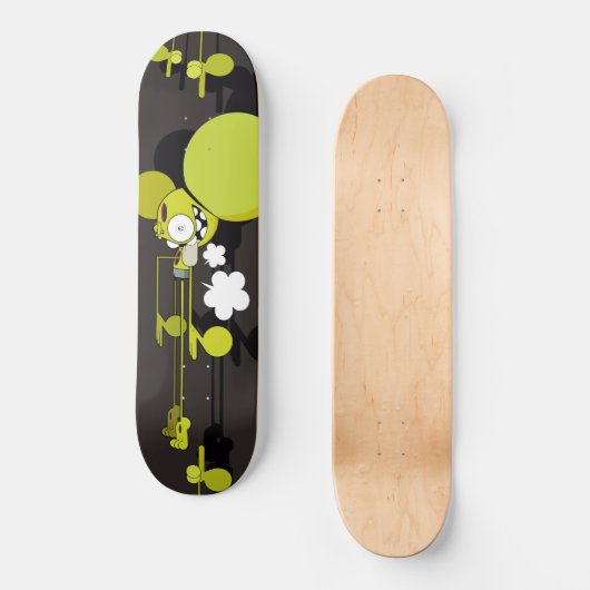 Dalek "Funk Mouse" Persoonlijk Skateboard (Voorkant)