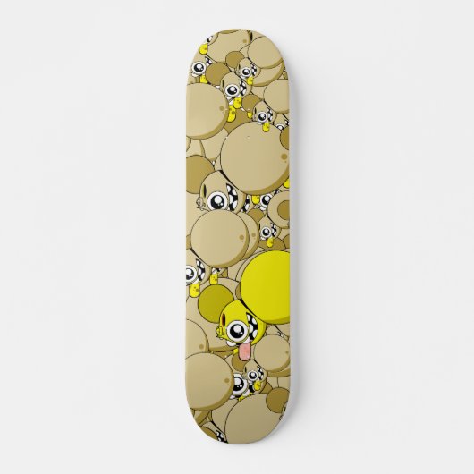 Dalek "Old School" Bruin Persoonlijk Skateboard (Voorkant)