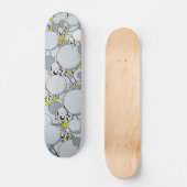 Dalek "Old School" Grijs Persoonlijk Skateboard (Voorkant)