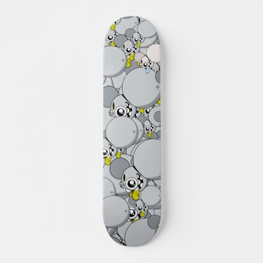 Dalek "Old School" Grijs Persoonlijk Skateboard (Voorkant)