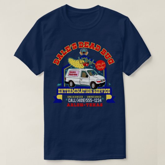 Dales Dead Bug Service T-shirt (Design voorkant)