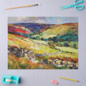 Dales in Bloom: een landschap in Yorkshire Tissuepapier (Craft)