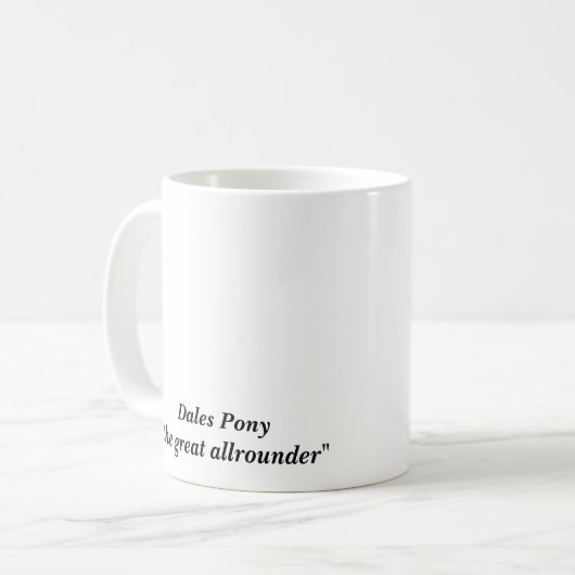 Dales Pony Coffee cup Koffiemok (Voorkant links)