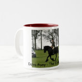 Dales Pony Cup Tweekleurige Koffiemok (Voorkant links)
