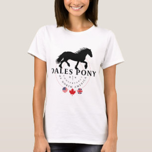 Dales pony, een zeldzaam Brits ontwerp T-shirt
