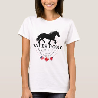 Dales pony, een zeldzaam Brits ontwerp T-shirt