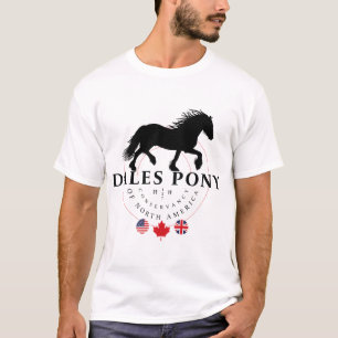 Dales pony, een zeldzaam Brits ontwerp T-shirt