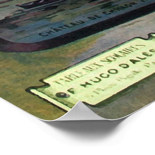 d'ALÉSI, F. Hugo. Lac Leman, 1895. Poster (Hoek)