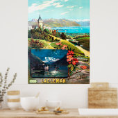 d'ALÉSI, F. Hugo. Lac Leman, 1895. Poster (Keuken)