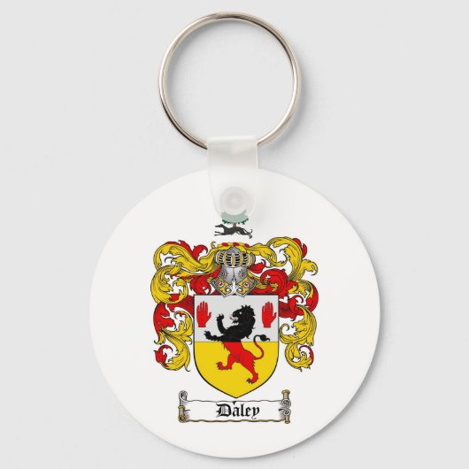 DALEY FAMILY CREST - DALEY COAT OF ARMS SLEUTELHANGER (Voorkant)