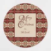 Daley Kerstmis Labels (Design 1)