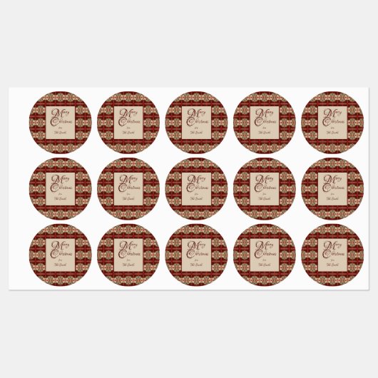 Daley Kerstmis Labels (Vel)