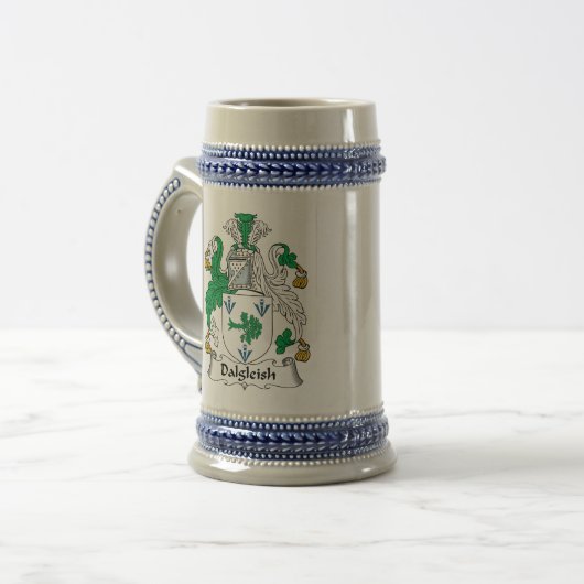 Dalgleish Family Crest Bierpul (Voorkant links)