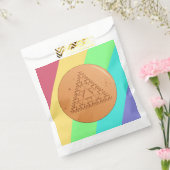 Dalgona Candy Driehoek Favor Zak Bedankzakje (Gezegeld)