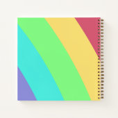Dalgona Candy Driehoek Spiraal Notebook Notitieboek (Achterkant)