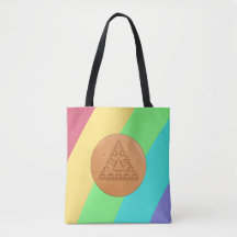 Dalgona Candy Driehoek Tote Tas