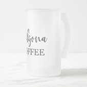 Dalgona TikTok slagroom koffie Matglas Bierpul (Voorkant rechts)