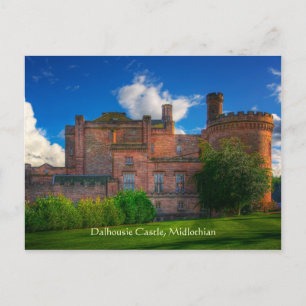Dalhousie Castle, Midlothian, Schotland Briefkaart