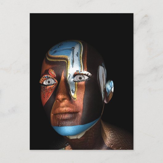 Dali 3d Illustraties over koopwaar Briefkaart (Voorkant)