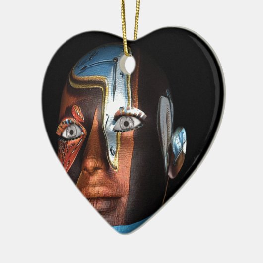 Dali 3d Illustraties over koopwaar Keramisch Ornament (Links)