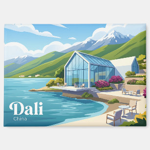 Dali Erhai Meer Glazen Huis China Magneet