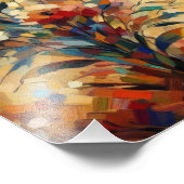 Dali floral briefkaart foto afdruk (Hoek)