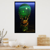 Dali Gazing Ball Poster (Keuken)