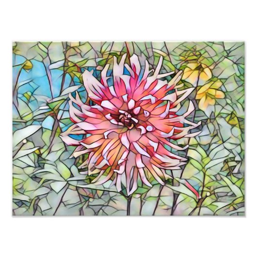 DALIA-BLOEM FOTO AFDRUK (Voorkant)