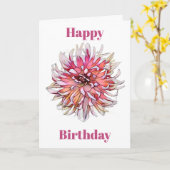 DALIA BLOEM KAART (Gele Bloem)