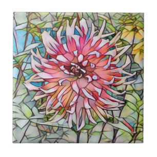 DALIA-BLOEM TEGELTJE