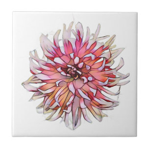 DALIA-BLOEM TEGELTJE
