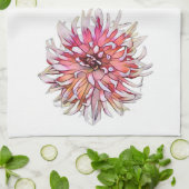 DALIA BLOEM THEEDOEK (Gevouwen)