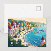 Dalian, China Briefkaart (Voorkant / Achterkant)