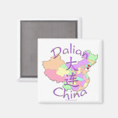 Dalian China Magneet (Voorkant / Achterkant)
