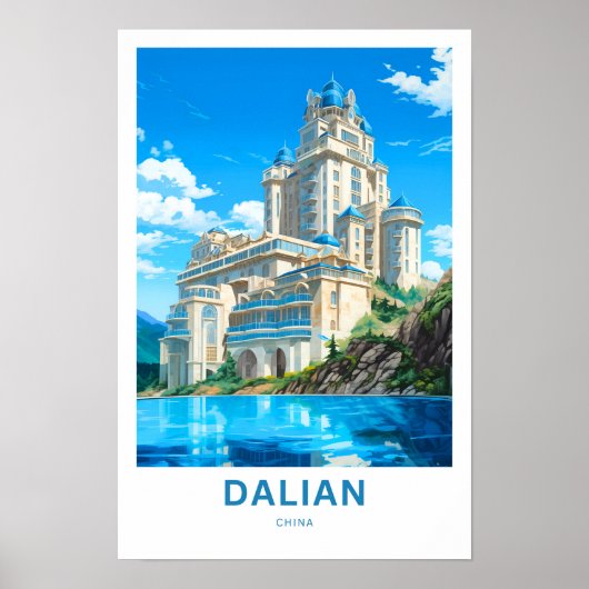 Dalian China Reisprint Poster (Voorkant)