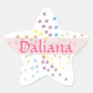 Daliana - sterren sticker