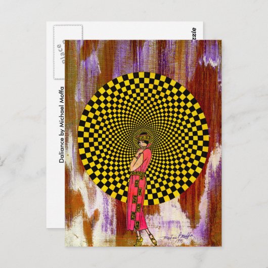 Daliance van Michael Moffa Briefkaart (Voorkant / Achterkant)
