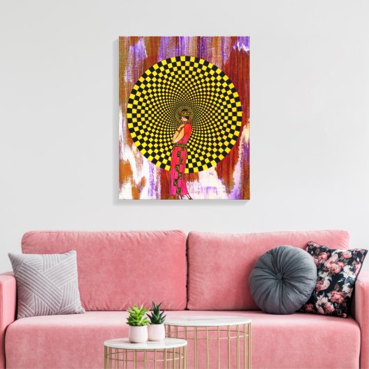 Daliance van Michael Moffa Canvas Afdruk (Insitu (Woonkamer))