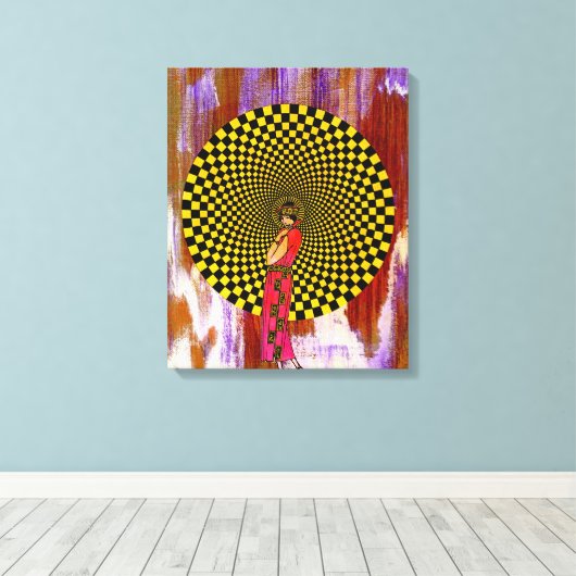 Daliance van Michael Moffa Canvas Afdruk (Insitu (Houten vloer))