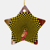 Daliance van Michael Moffa Keramisch Ornament (Voorkant)