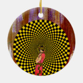 Daliance van Michael Moffa Keramisch Ornament (Achterkant)